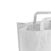 Torba papierowa biała z uchwytem płaskim 32 x 17 x 41 cm - 125 szt./opak 2