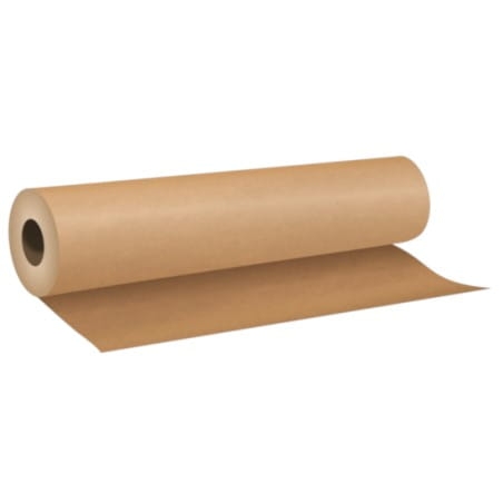 Papier do pieczenia dwustronnie silikonowany brązowy 38 cm x 50 m - 1 rolka