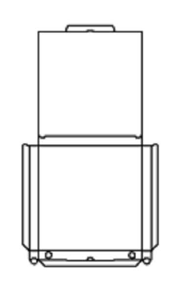 Karton na pizzę 32 x 32 x 3 cm, biały-biały - 150 szt./opak. 4