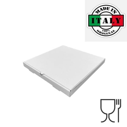 Karton na pizzę 41 x 41 cm biały-biały - 50 szt./opak.