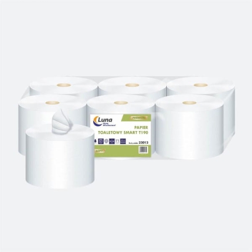 Papier toaletowy Smart T190 celuloza 2w – 6 rolek/opak.