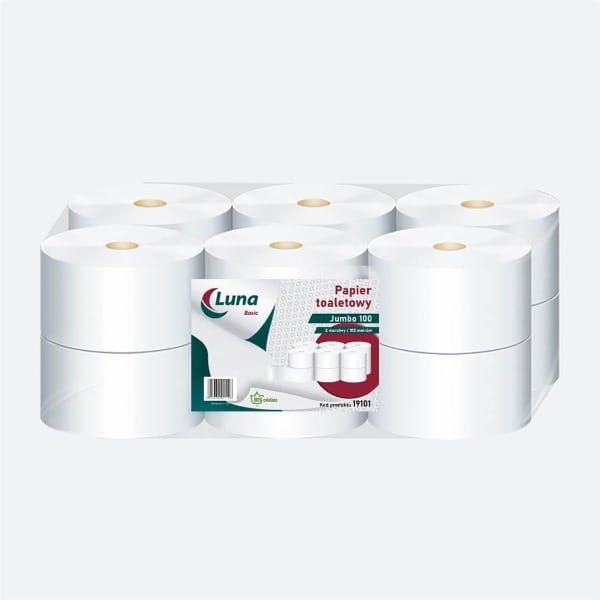 Papier toaletowy Jumbo 100 celuloza – 12 rol./opak