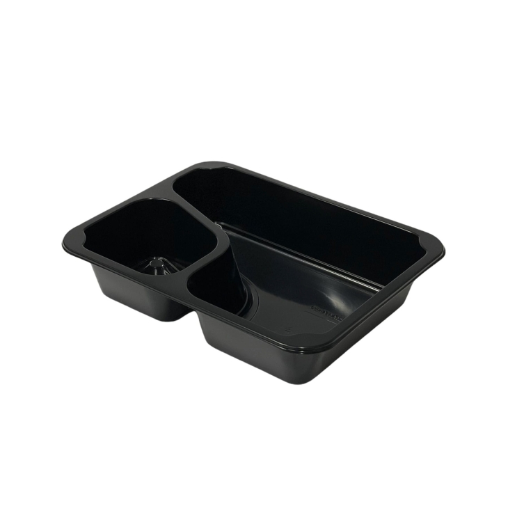 Pojemnik PP Colt CZARNY - 227 x 178 x 50 mm - 500 szt./karton