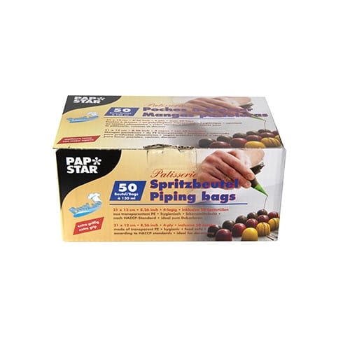 Rękaw cukierniczy jednorazowy 130 ml, 12 x 21 cm - 50 szt./opak
