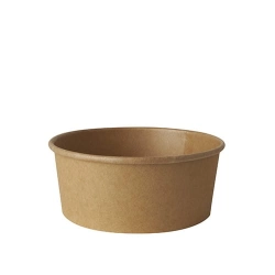 Miski pojemnik papierowy PE na sałatkę 750 ml kraft - 50 szt./op.zbiorcze