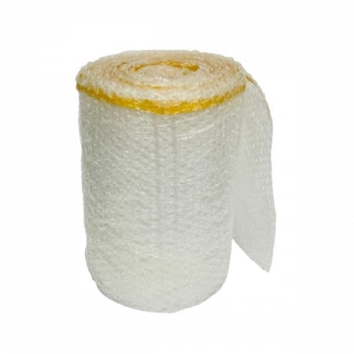 Woreczki z folii bąbelkowej 25 x 25 cm z paskiem klejącym - 50 szt./rolka