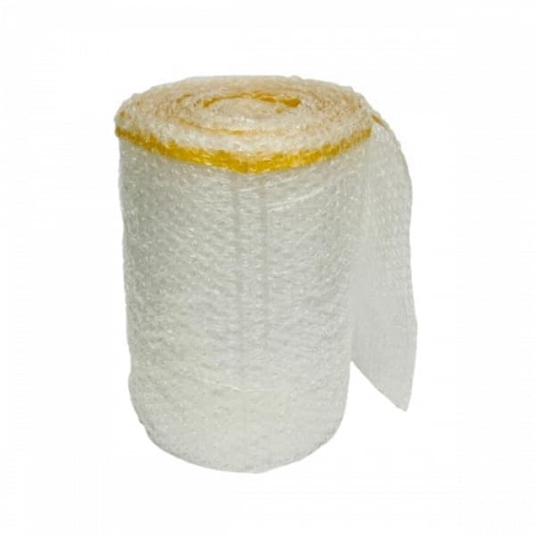 Woreczki z folii bąbelkowej 25 x 25 cm z paskiem klejącym - 50 szt./rolka