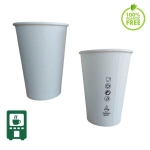 Kubek vendingowy papierowy 300 ml, biały - 50 szt./opak.