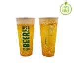 Kubki papierowe na piwo "Beer", 500 ml - 50 szt./opak.