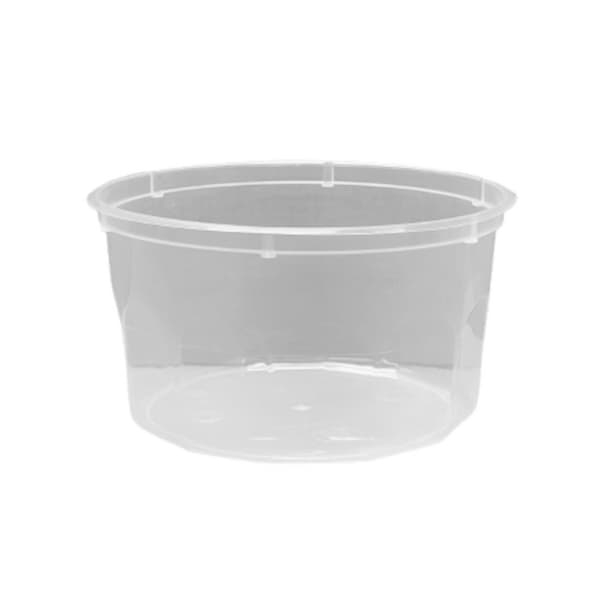 Pojemnik plastikowy G5, 500 ml, transparent- 50 szt./opak