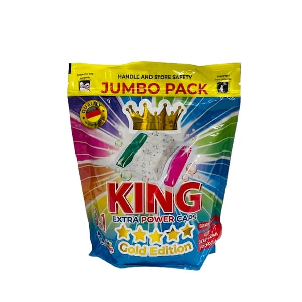 Kapsułki do prania 3 w 1 KING extra power caps 60 szt./opak