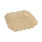 Foremka z papieru do pieczenia do frytkownic na gorące powietrze 20 x 20 cm - 100 szt./opak