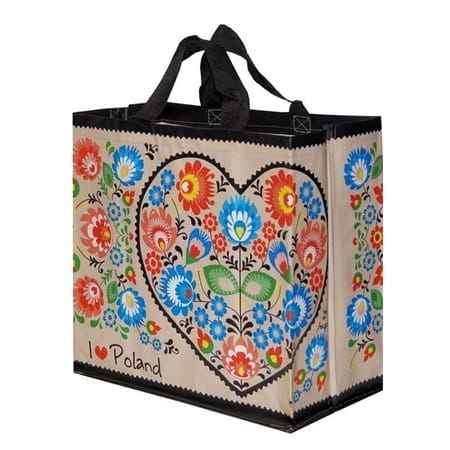 Torba wielokrotnego użytku PP SERCE FOLKLOR - 24 l - 1 sztuka  3