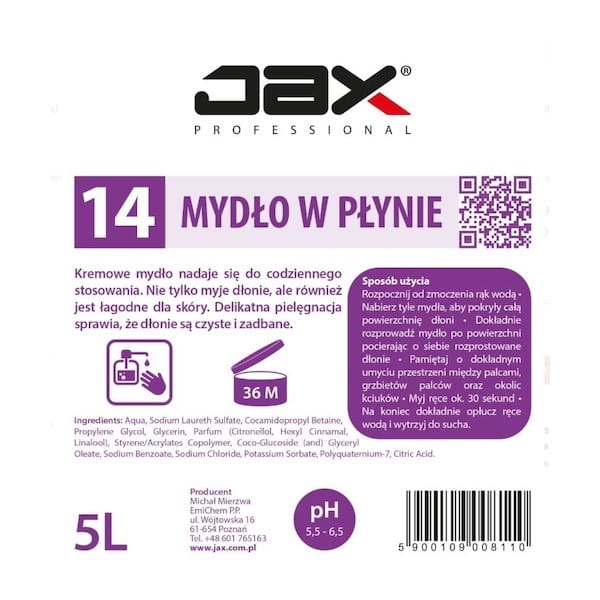 Mydło w płynie uniwersalne - 5 LITRÓW  2