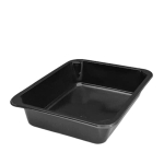 Tacki PP do zgrzewu  1 komorowy CZARNY - 227 x 178 x 50 mm - 50 szt./opak.