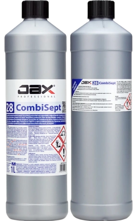 Preparat do mycia i dezynfekcji w wykazie produktów biobójczych COMBISEPT JAX 28 - 1 L 2
