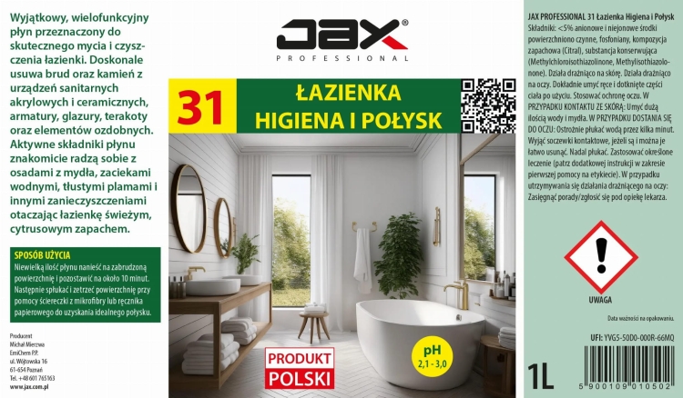 Płyn do mycia łazienki - 1000 ml 2
