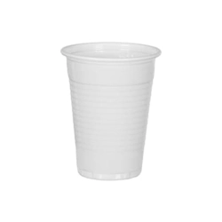 Kubki plastikowe do napojów 200 ml, waga 1,8 g PP biały - 100 szt/opak