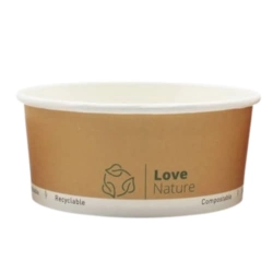 Miski papierowe 750 ml Love Nature - 50 szt./opak.