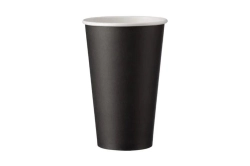 Kubki papierowe czarne 480 ml do napojów gorących – 50 szt.