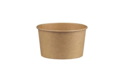 Okrągły pojemnik na zupę kraft 350 ml - 115 mm - 50 szt