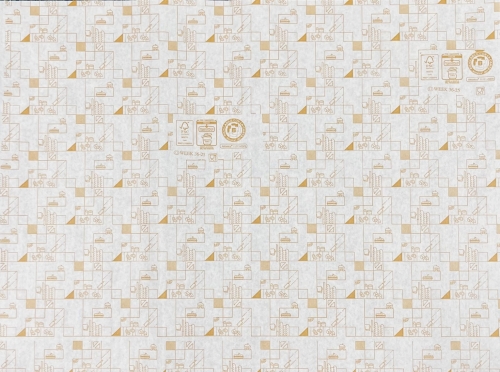 Papier foliowany z nadrukiem Gastronomia 33 x 40 cm- 400 arkuszy/opak