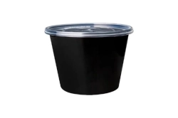 Pojemnik plastikowy na zupę 500 ml z pokrywką - 50 szt./opak.