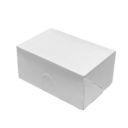 Pudełko cukiernicze białe klejone 16,5 x 11 x 8 cm - 180 szt./karton