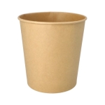 Kubełek papierowy brąz 3800 ml - 25 szt./opak