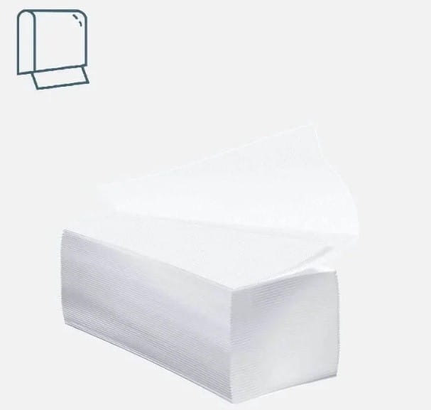 Ręcznik składany Luna 2w 25 x 21 cm celuloza - 3000 szt./karton 2