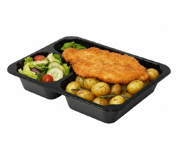 Tacki PP do zgrzewu  Colt CZARNY - 227 x 178 x 50 mm - 50 szt./opak. 2