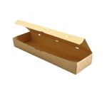 Pudełko papierowe na 1 zapiekankę 38 x 11 x 5 cm - 100 szt./opak..