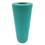 Czyściwo dziurkowane włókninowe ZIELONE  – 115 listków/rolka – 42 mb