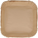 Foremka z papieru do pieczenia do frytkownic na gorące powietrze 20 x 20 cm - 50 szt./opak