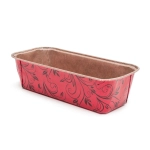 Plumpy papierowa forma prostokątna 158x55x52 czerwony - 75 szt./karton