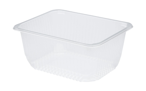 pojemnik 227 x 178 x 100 mm przeźroczysty pakowany po 380 sztuk