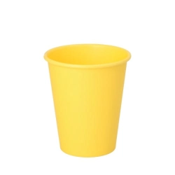 Kubki papierowe 200 ml żółty (80) - 50 szt./opak.
