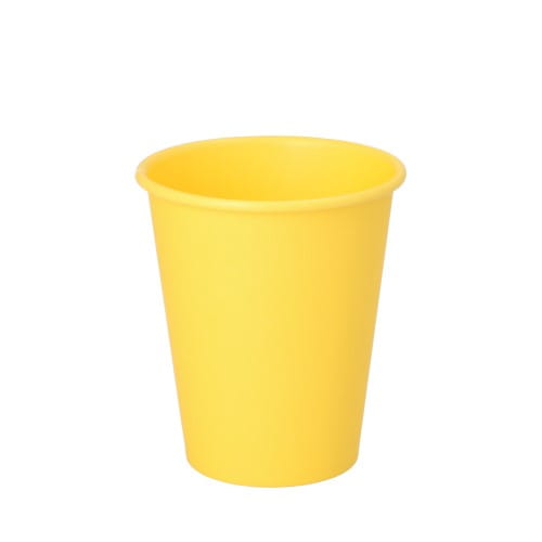 Kubki papierowe 200 ml żółty (80)