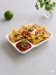Tacka z trzciny cukrowej 2 komorowa na nachos
