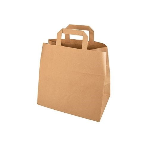 Torba papierowa brązowa 26 x 16 x 26 cm