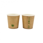 kubek papierowy espresso zero plastic kraft 100 ml