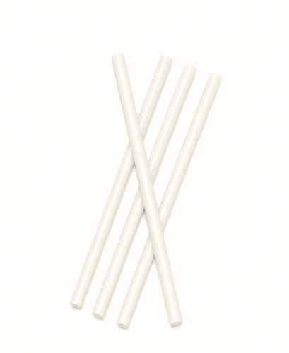 Słomki papierowe białe średnica 6 mm długość 13 cm