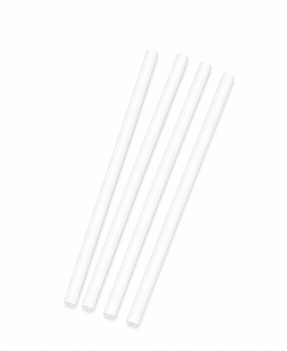 Słomki papierowe białe średnica 7 mm długość 21 cm