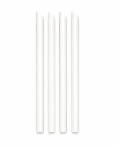 Słomki papierowe białe średnica 11 mm długość 23 cm