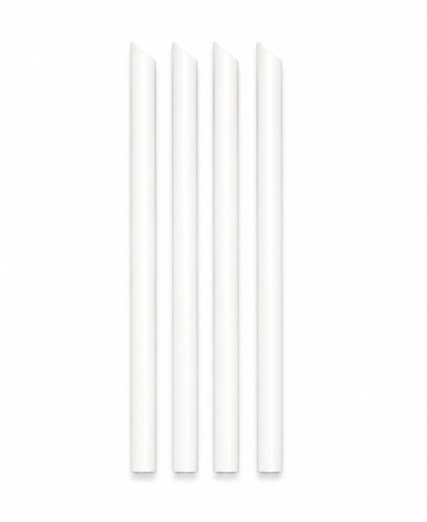Słomki papierowe białe średnica 11 mm długość 23 cm