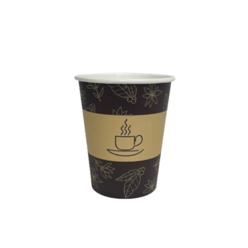 Kubki papierowe na kawę 250 ml ZERO PLASTIC Ø80 mm – 50 szt