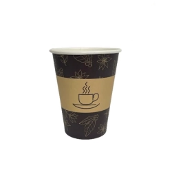 Kubki papierowe na kawę 300 ml ZERO PLASTIC 90 mm - 50 szt./opak