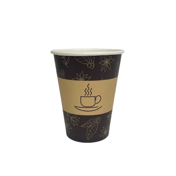Kubki papierowe na kawę 300 ml ZERO PLASTIC Ø90 mm – 50 szt