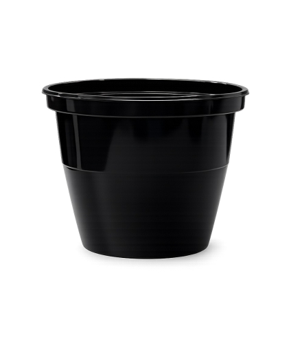 Pojemnik do zup 570 ml Easy Handle  PP czarny 50 sztuk