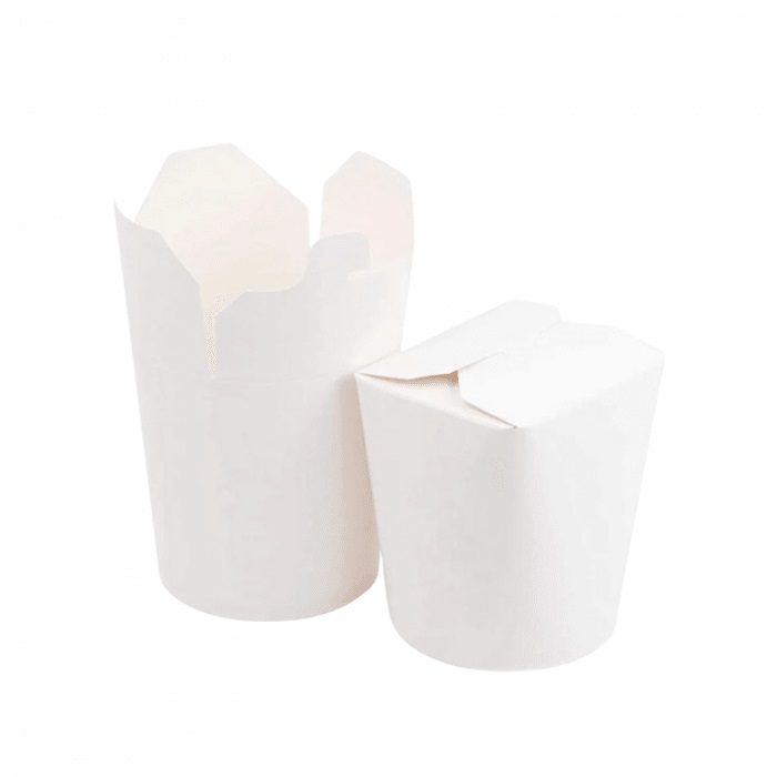 Pojemnik kebab pasta box 750 ml, ZERO PLASTIC, biały